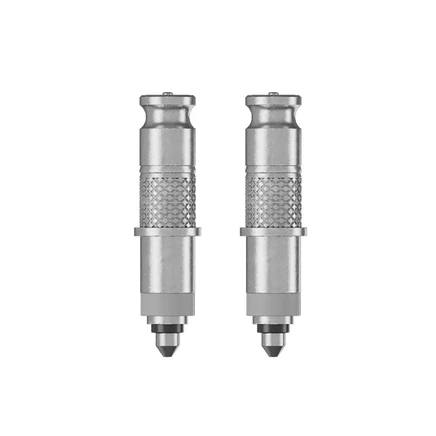Комплект адаптеров Schwalbe Clik Valve для DV, 2 шт., серебристый