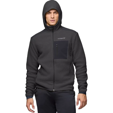 Мужская флиска Norrona trollveggen Warm3, чёрная