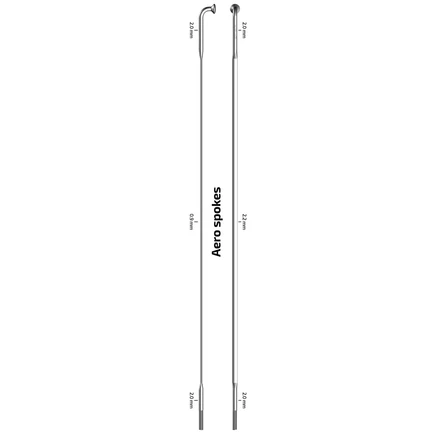 Спицы Sapim CX-Ray 2,0/2,2-0,9/2,0мм - серебристый silver