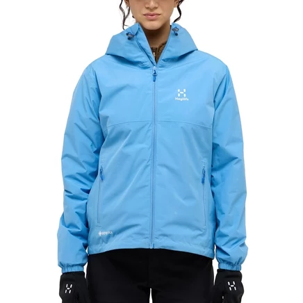 Женская мембранная куртка Haglöfs Kaise GORE-TEX, голубая