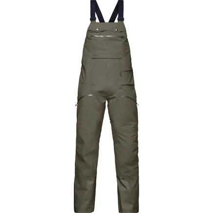 Мужские полукомбинезоны Norrona tamok Gore-Tex Performance Shell - серый Белуга