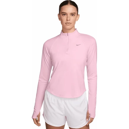 Женский беговой топ Nike Tempo Dri-FIT 1/4‑Zip, розовый