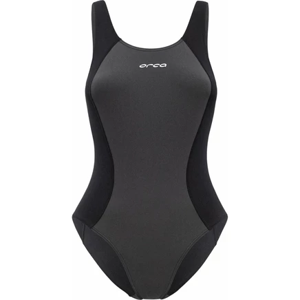 Женский слитный купальник Orca RS1, черно-серый