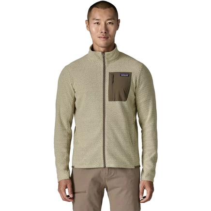 Мужская флисовая куртка Patagonia R1 Air, бежевая