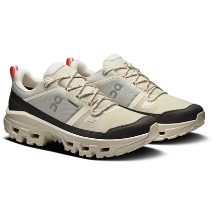 Мужские треккинговые кроссовки On Running Cloudrock Low Waterproof, бежевые