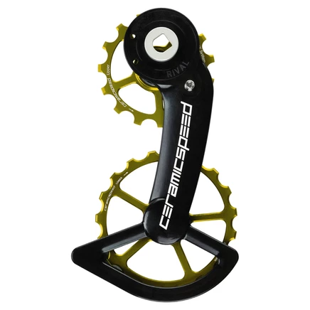 Система шкивов переключения передач OSPW CeramicSpeed - Подшипники с покрытием | для SRAM Rival AXS - Альтернативное золото