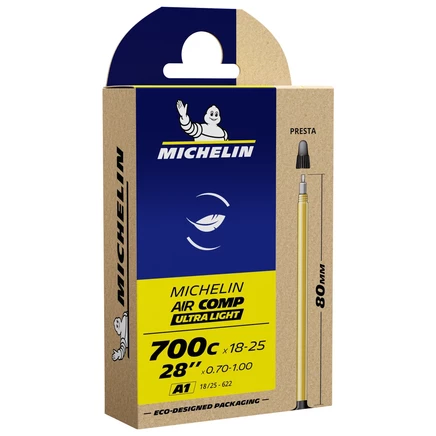 Велокамера Michelin Air Comp 28″, 18–25 мм