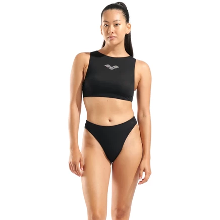 Женский купальник Arena Scuba Beach Crop Top, черный