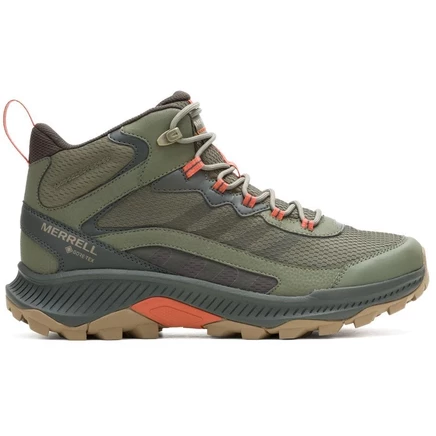 Мужские походные ботинки Merrell Speed Strike 2 Mid GORE-TEX - оливковый olive
