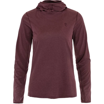 Женское худи Fjällräven Abisko Sun, красное