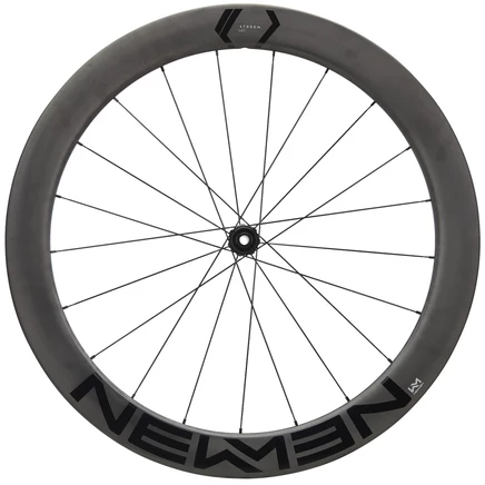 Переднее колесо Newmen Streem S.60, карбон, 12×100, черное