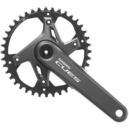 Шатун Shimano FC-U6000-1 без цепного щитка, черный