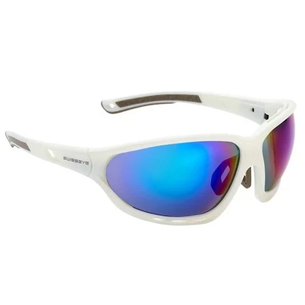 Очки Swiss Eye Tilton - Белый матовый /Темно-серый - Дымчато-голубой Revo | 14624 white