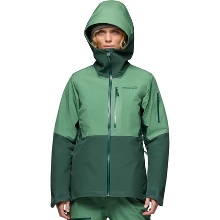 Женская куртка Norrona lofoten Gore-Tex - Темно-зеленый, как плющ