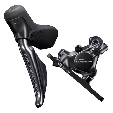 Комплект Shimano Ultegra Di2 ST-R8170+BR-R8170 гидравлический, черный
