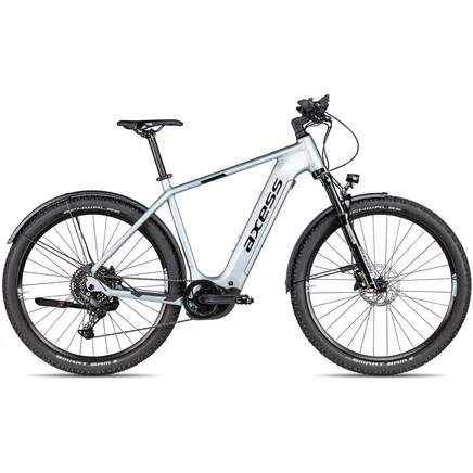 Электровелосипед Axess Force PRO Allroad 29″, серебристый
