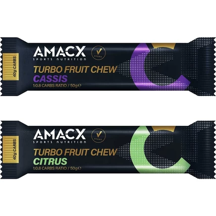 Amacx Turbo Fruit Chew - Углеводный жевательный батончик - 50 г
