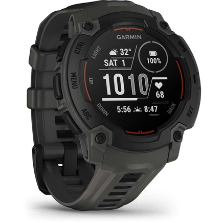 Умные GPS-часы Garmin Instinct E - 45 мм - Черные /угольно-черный