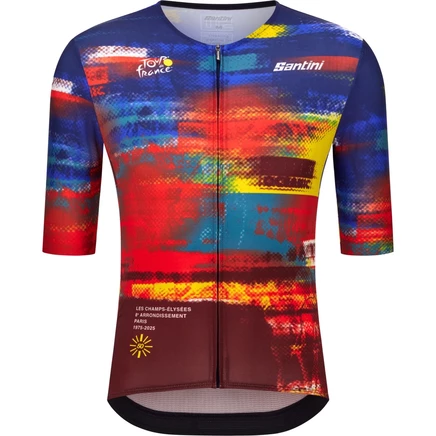 Мужская джерси Santini Arrivée Dash RE97175, разноцветная