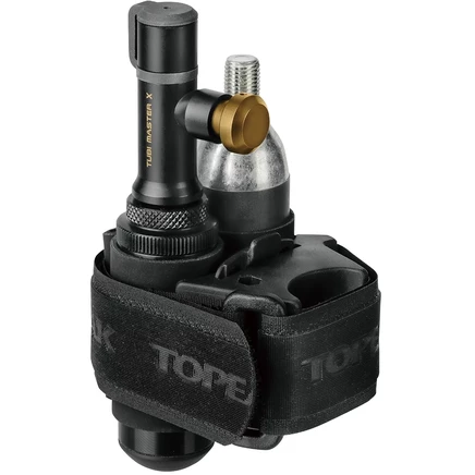 Ремкомплект Topeak Tubi Master X с баллоном CO₂ 25 г, черный