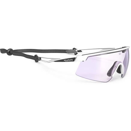 Очки Rudy Project Turbolence - Белые матовые - ImpactX™ Photochromic 2 лазерные Фиолетово-белые