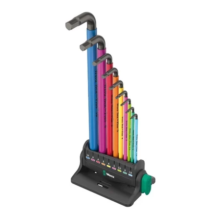Набор шестигранных ключей Wera 950/9, 9 шт., разноцветный