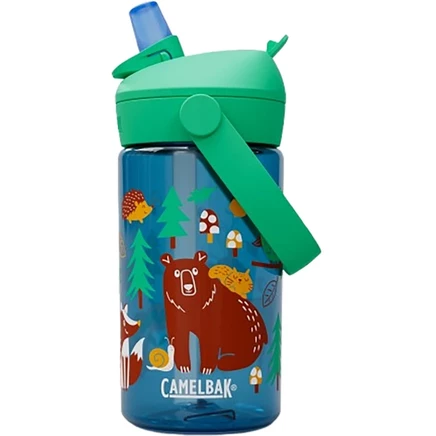 CamelBak Thrive Flip Straw Bottle для детей, 410 мл - экологически чистый лес