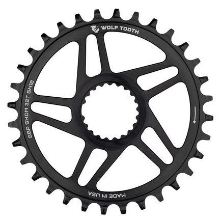 Усилительная цепь с прямым креплением Wolf Tooth для Shimano - HyperGlide+ 12 скоростей - черный black