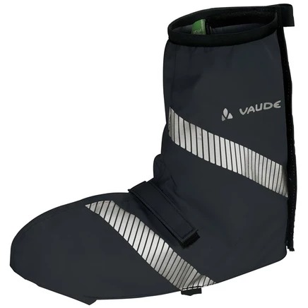 Унисекс гамаши Vaude Luminum, черные с отражателями