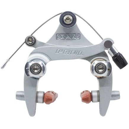 Тормоз ободный Paul Racer Medium для Brompton, серебристый