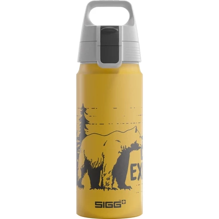 Детская бутылка SIGG WMB ONE 0.6 л Brave Bear, желтая