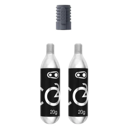 Картриджи CO2 Crankbrothers 2×20 г с адаптером Klic