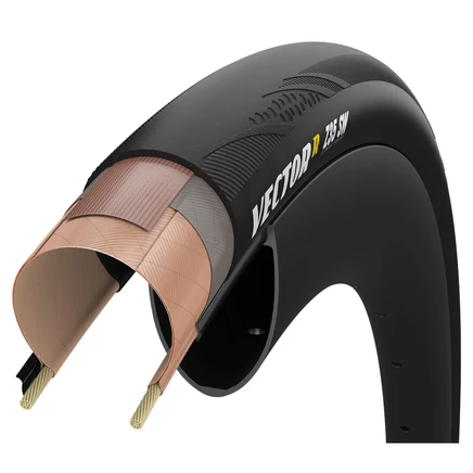 Велопокрышка Zipp Vector R Z35 SW 35-622 бескамерная, черная