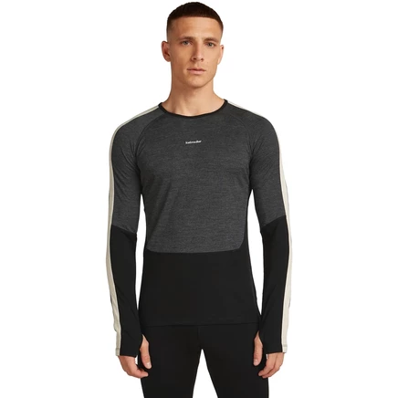 Мужской лонгслив Icebreaker Merino 200 Oasis+, серый