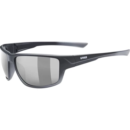 Велосипедные очки Uvex sportstyle 230 - черные матовые /litemirror серебристо-черные