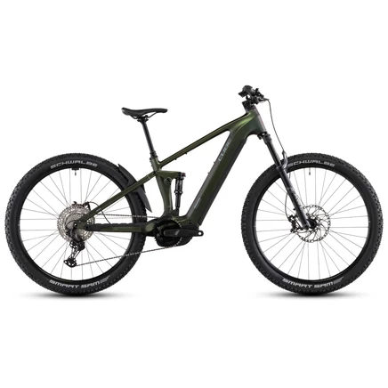 Электровелосипед Cube Hybrid ONE22 SLX 800, 29″, зеленый