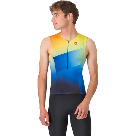 Майка Castelli Free Speed 3 для триатлона, синяя