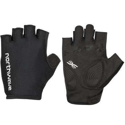 Женские перчатки Northwave Active Max с короткими пальцами - черные 10 black