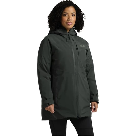 Женская куртка Jack Wolfskin Icecape 2L, зеленая
