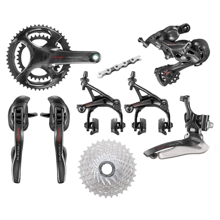 Групсет Campagnolo Super Record 2x12, ободные тормоза