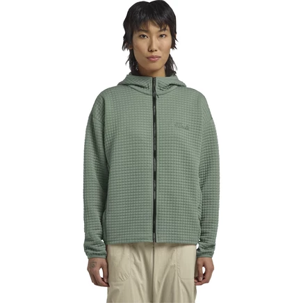 Женская флисовая куртка Jack Wolfskin Mogari Full Zip, зеленая