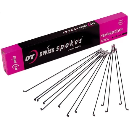 Спицы DT Swiss Revolution 2,0/1,5/2,0 мм, черные