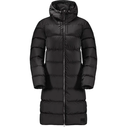 Женское пуховое пальто Jack Wolfskin Frozen Palace - черный