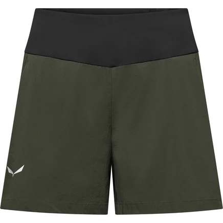 Женские шорты Salewa Pedroc Durastretch Light, темно-оливковые