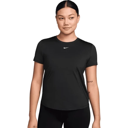 Женский топ с коротким рукавом Nike One Classic Dri-FIT - черный/белый FN2798-013 black