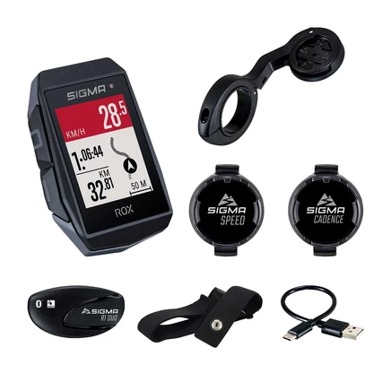 Велокомпьютер Sigma ROX 11.1 EVO комплект датчиков, черный