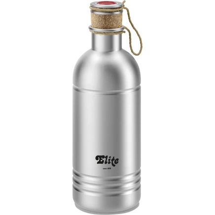 Бутылка Elite Vintage Alu, 600 мл - элитное серебро, металлик