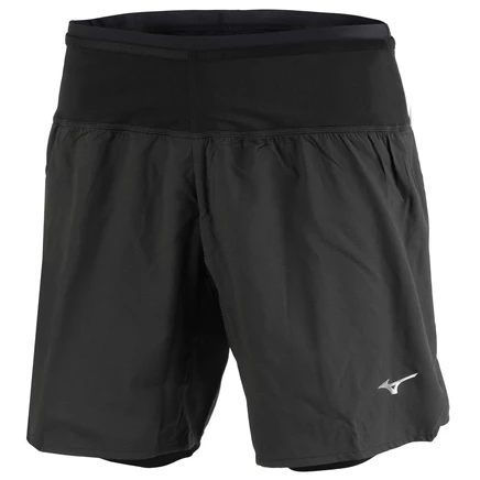 Мужские шорты Mizuno Trail ER 2-В-1 - черный black