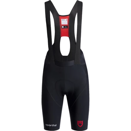 Мужские велотрусы с лямками Sportful Team Tudor Ltd, черные