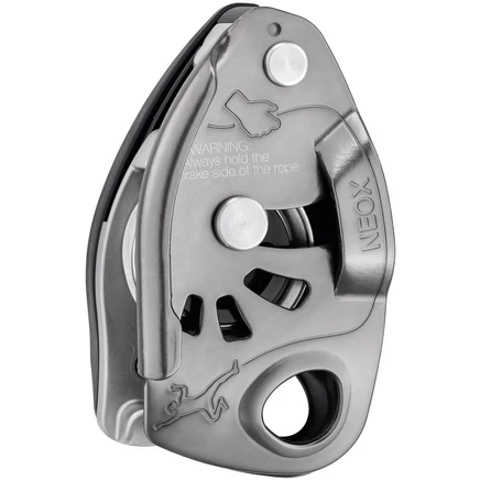 Страховочное устройство Petzl Neox, светло-серое